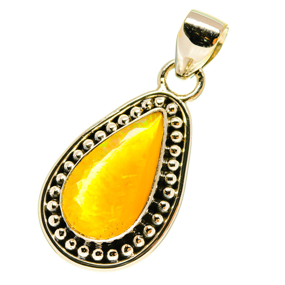 Ethiopian Opal Pendants handcrafted by Ana Silver Co - PD760045