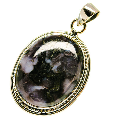 Gabbro Stone Pendants handcrafted by Ana Silver Co - PD760050