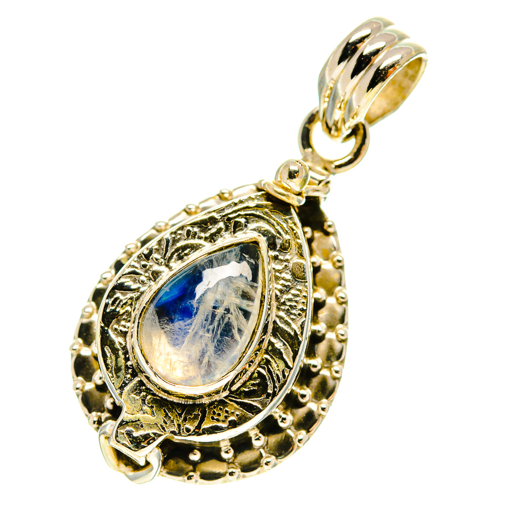 Rainbow Moonstone Pendants handcrafted by Ana Silver Co - PD760052