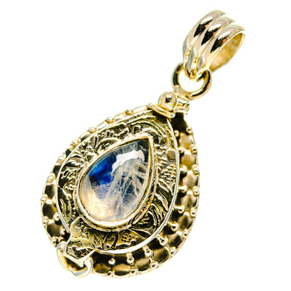 Rainbow Moonstone Pendants handcrafted by Ana Silver Co - PD760052