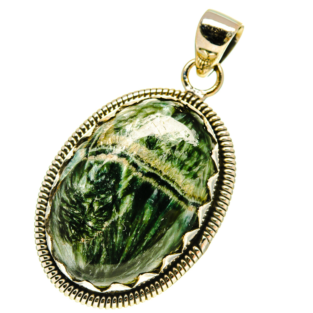 Seraphinite Pendants handcrafted by Ana Silver Co - PD760055