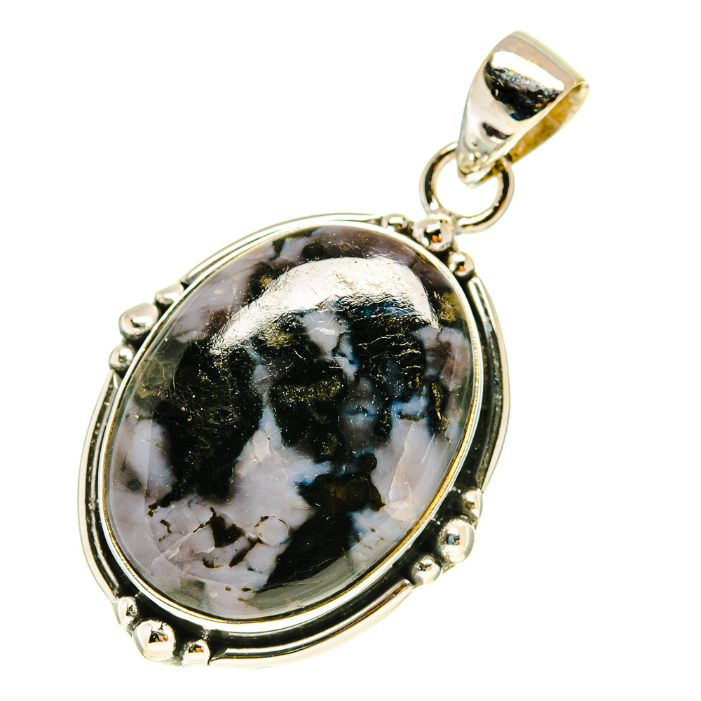 Gabbro Stone Pendants handcrafted by Ana Silver Co - PD760076