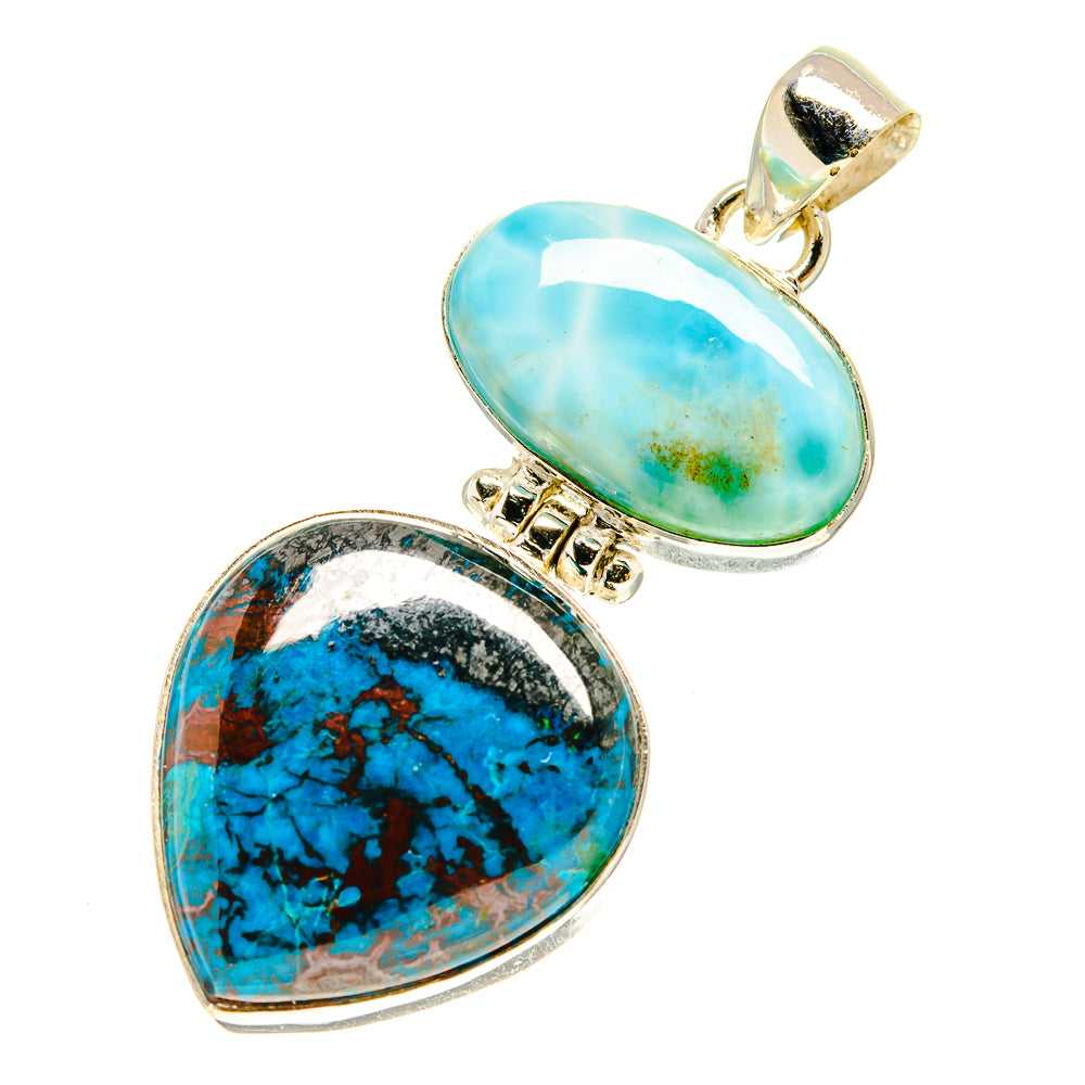 Shattuckite Pendants handcrafted by Ana Silver Co - PD760085