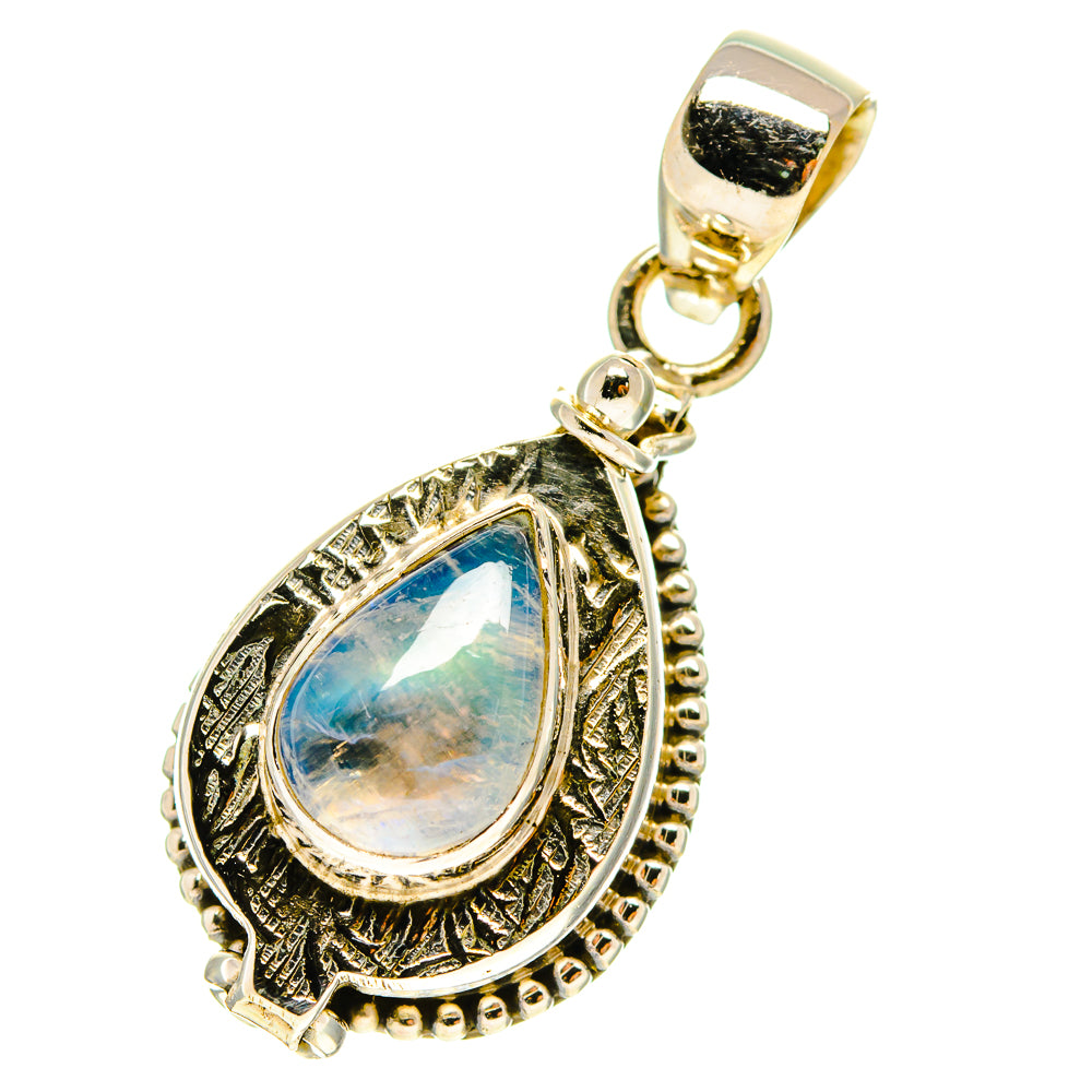 Rainbow Moonstone Pendants handcrafted by Ana Silver Co - PD760089