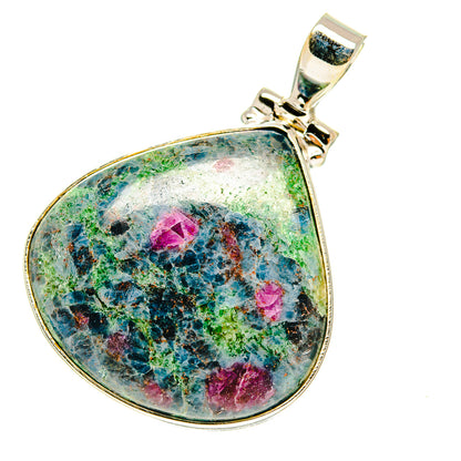 Ruby Fuchsite Pendants handcrafted by Ana Silver Co - PD760094