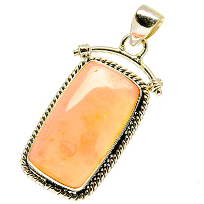 Pink Opal Pendants handcrafted by Ana Silver Co - PD760098