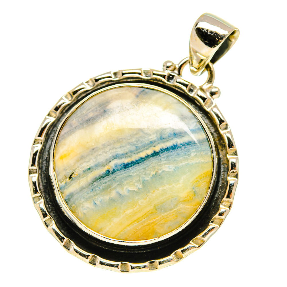 Blue Scheelite Pendants handcrafted by Ana Silver Co - PD760113