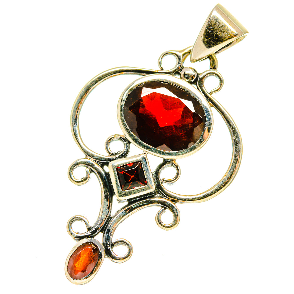 Garnet Pendants handcrafted by Ana Silver Co - PD760118