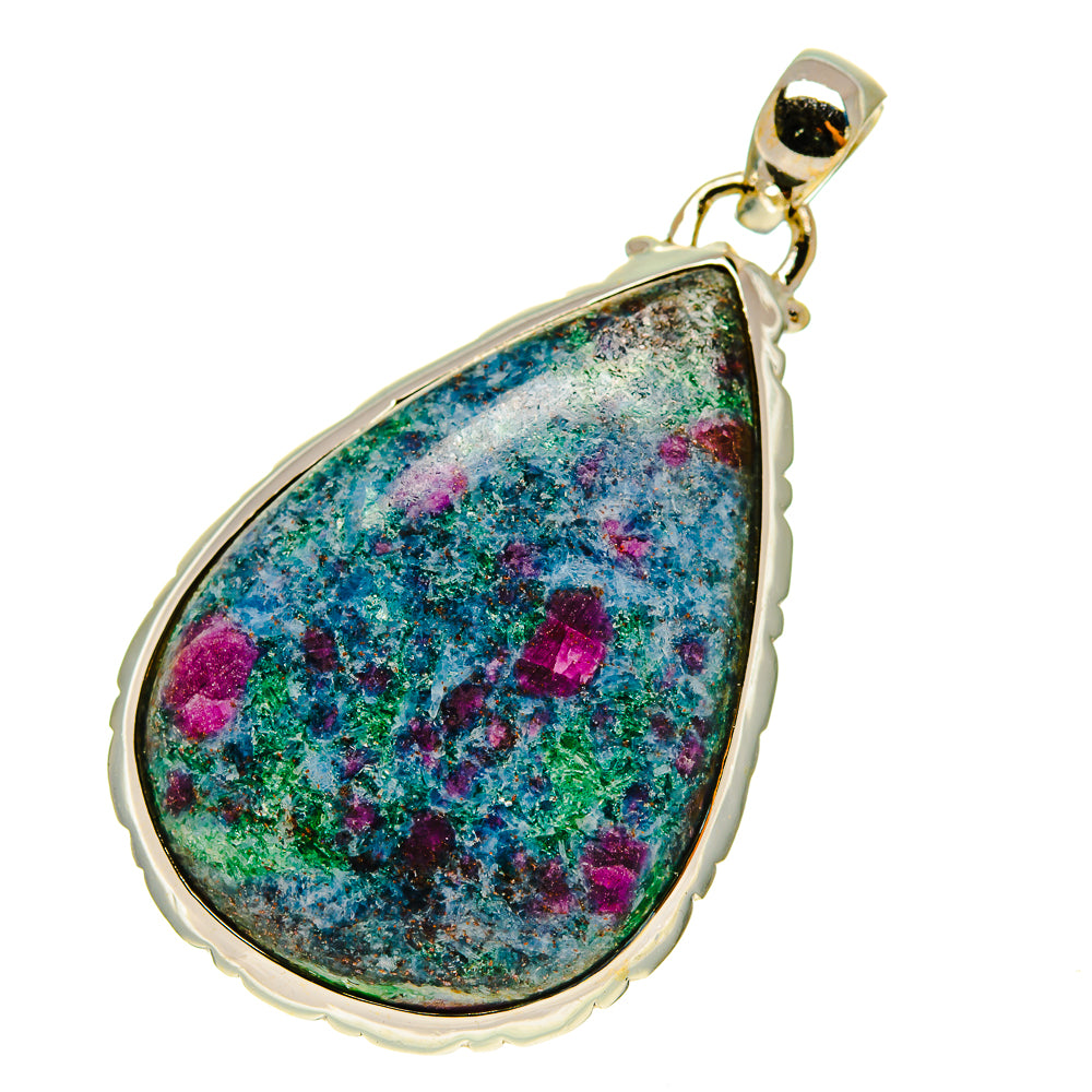 Ruby Fuchsite Pendants handcrafted by Ana Silver Co - PD760123