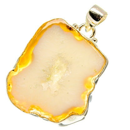 Geode Slice Pendants handcrafted by Ana Silver Co - PD760124