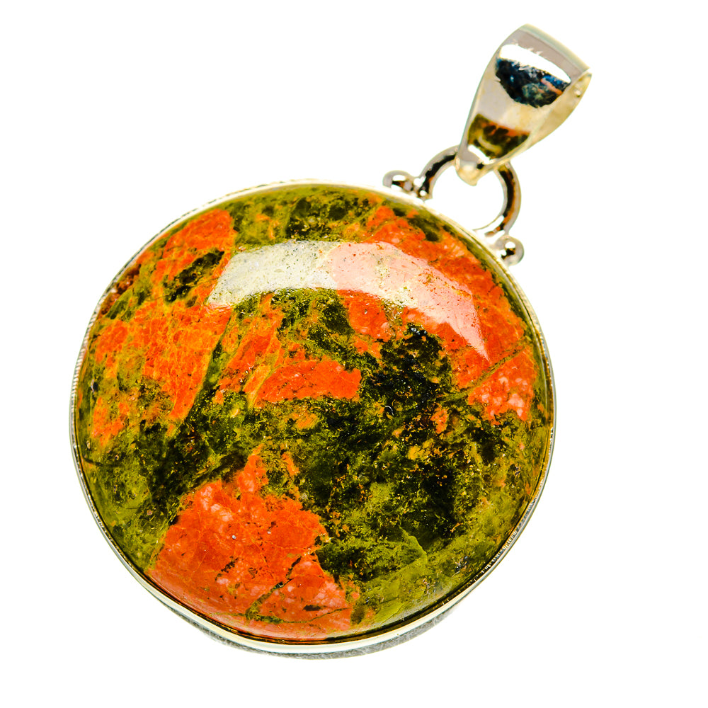 Unakite Pendants handcrafted by Ana Silver Co - PD760128
