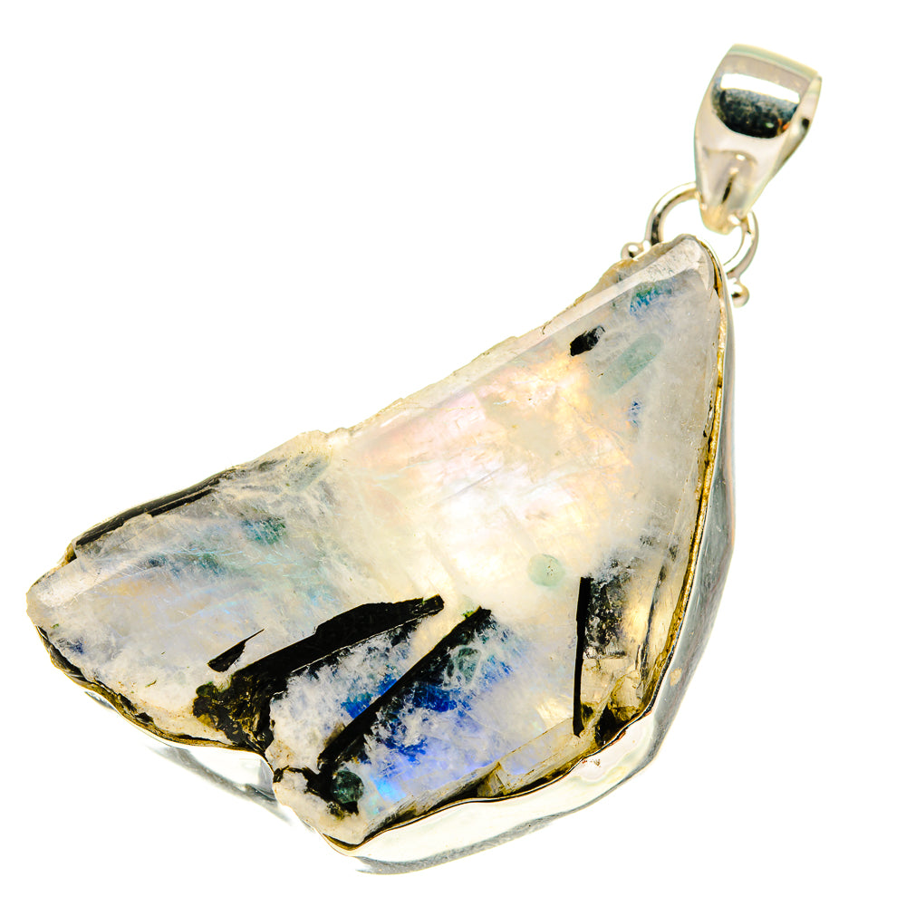 Rainbow Moonstone Pendants handcrafted by Ana Silver Co - PD760131