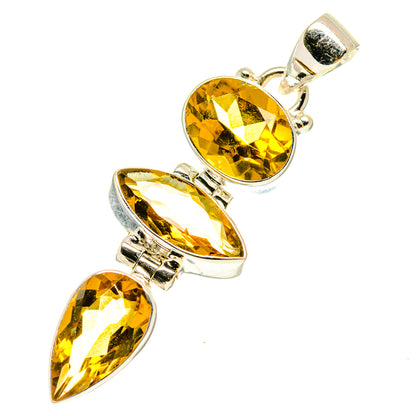 Citrine Pendants handcrafted by Ana Silver Co - PD760134