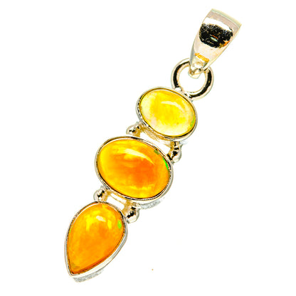 Ethiopian Opal Pendants handcrafted by Ana Silver Co - PD760138