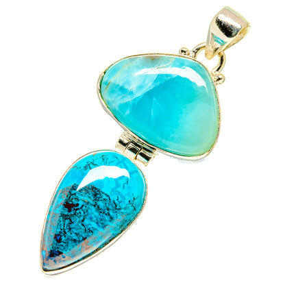 Shattuckite Pendants handcrafted by Ana Silver Co - PD760145