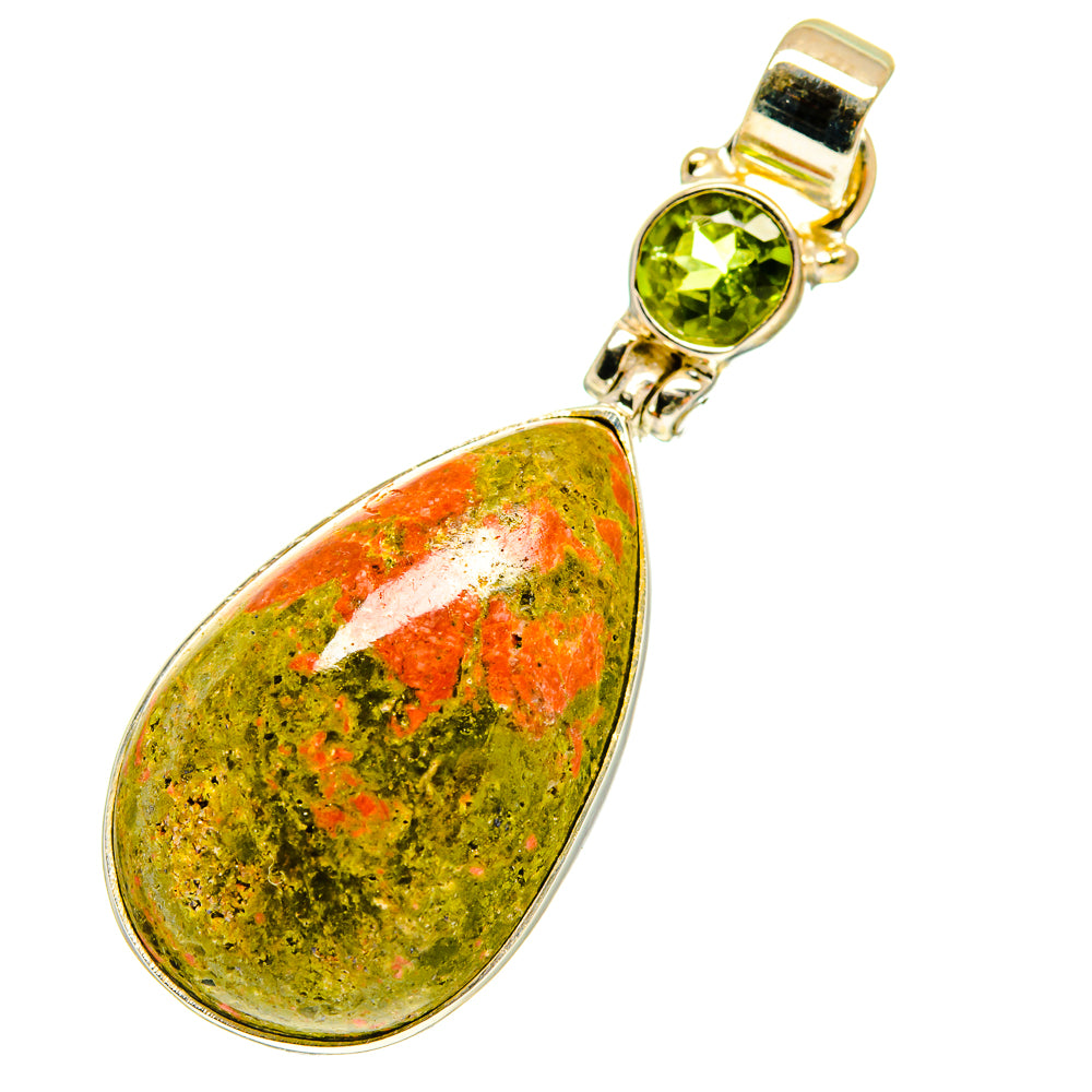 Unakite Pendants handcrafted by Ana Silver Co - PD760152