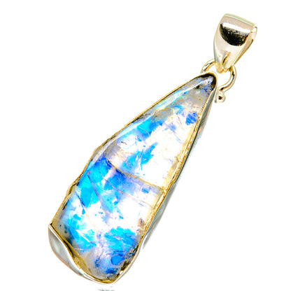 Rainbow Moonstone Pendants handcrafted by Ana Silver Co - PD760154