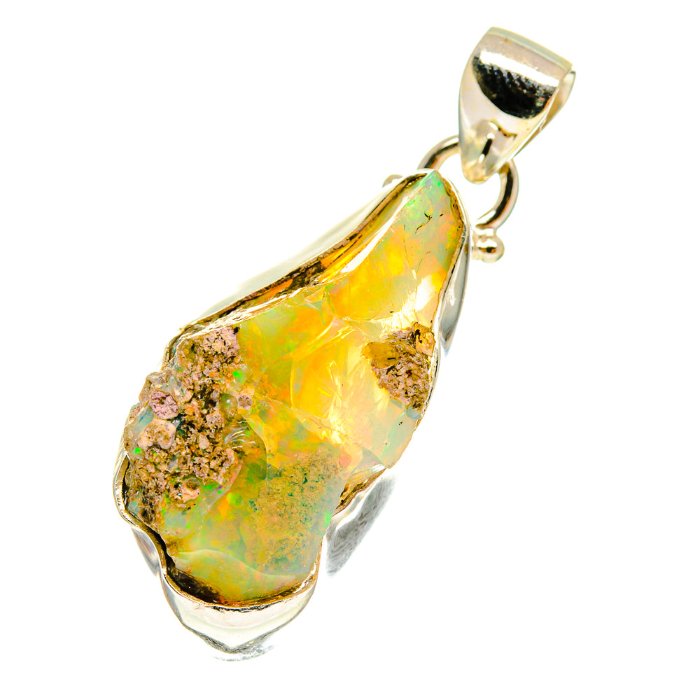Ethiopian Opal Pendants handcrafted by Ana Silver Co - PD760155