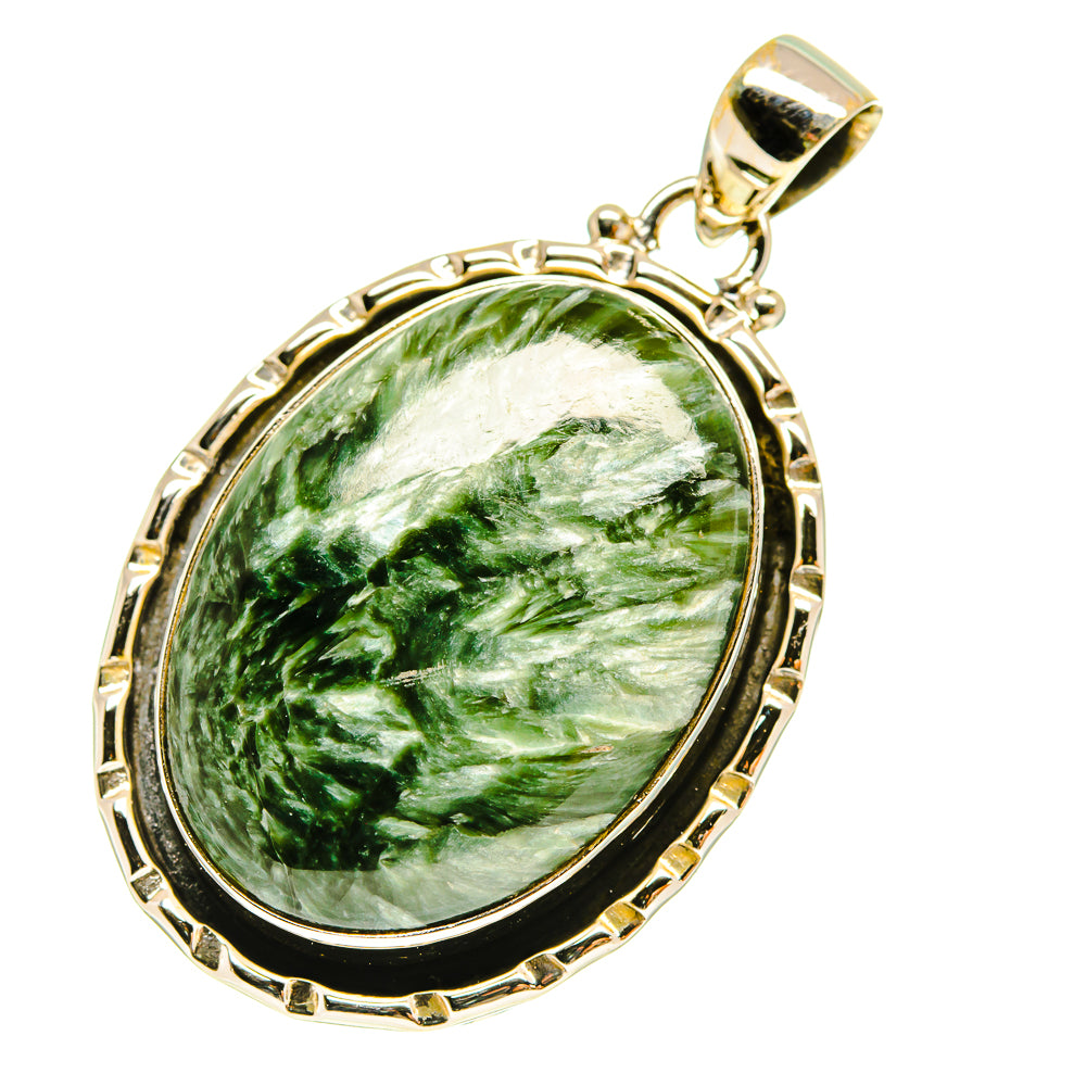Seraphinite Pendants handcrafted by Ana Silver Co - PD760164