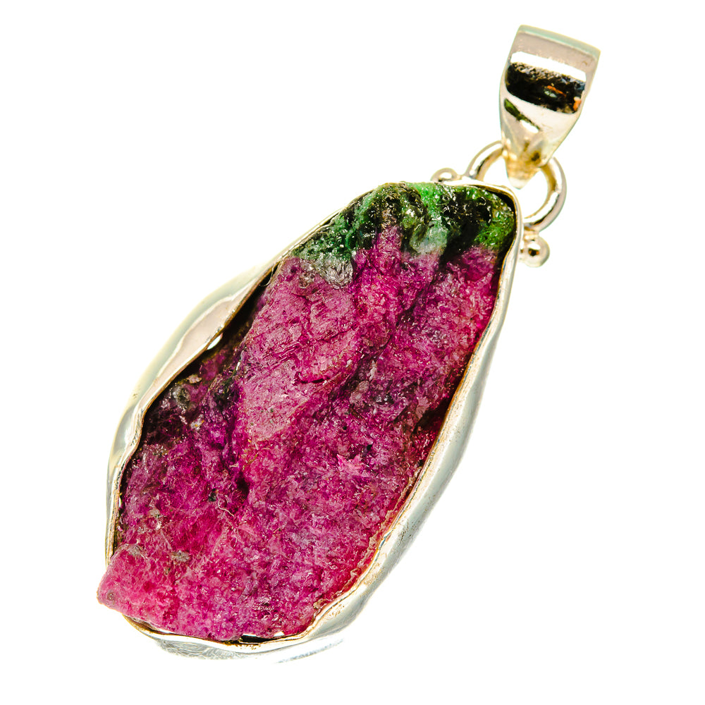 Ruby Zoisite Pendants handcrafted by Ana Silver Co - PD760165