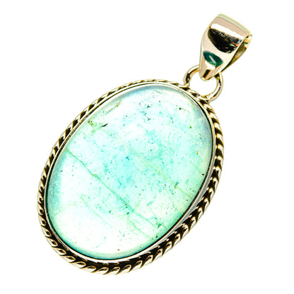 Green Fluorite Pendants handcrafted by Ana Silver Co - PD760172