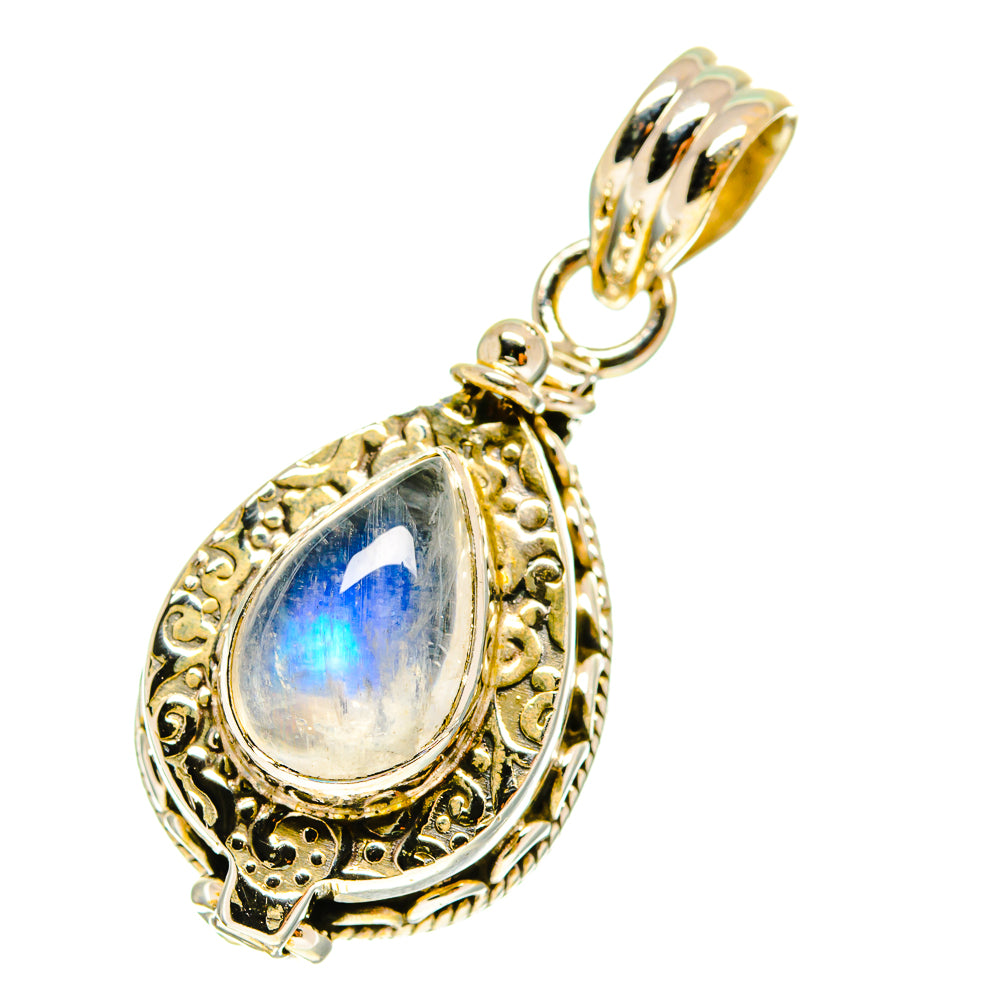 Rainbow Moonstone Pendants handcrafted by Ana Silver Co - PD760175