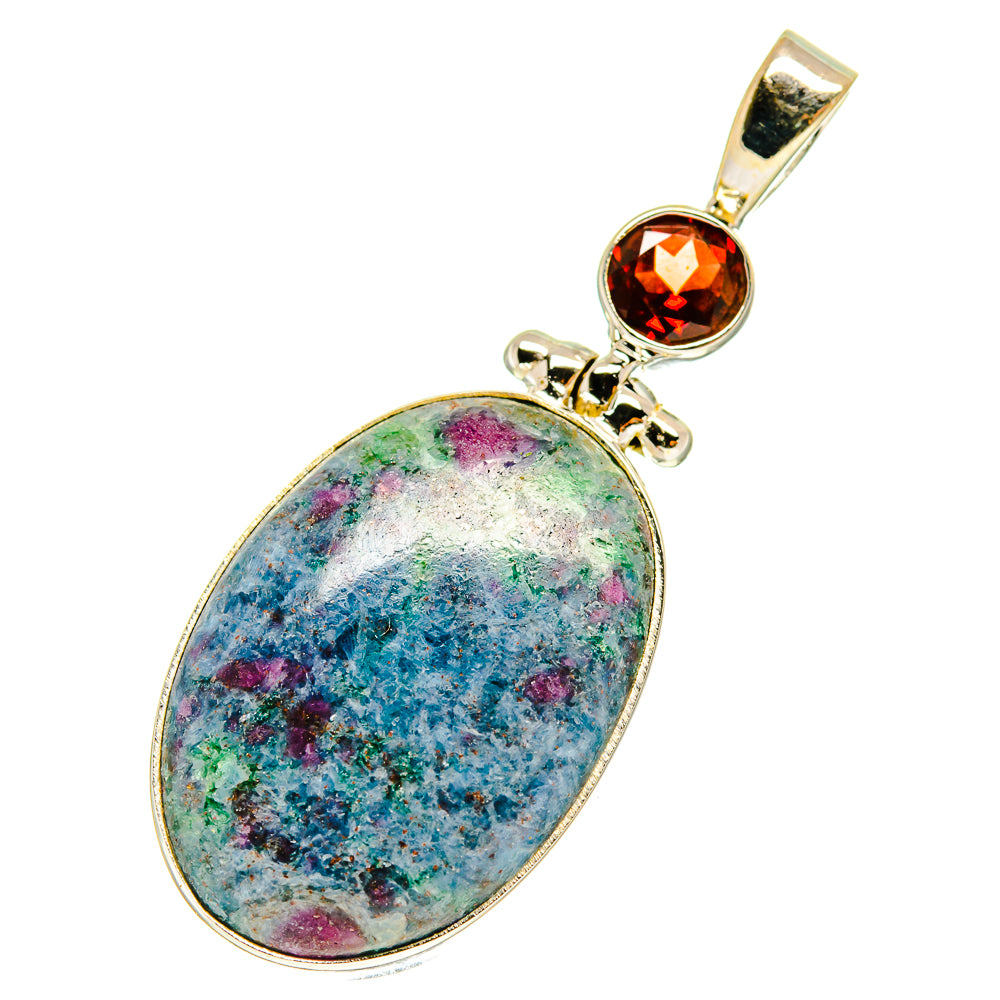Ruby Fuchsite Pendants handcrafted by Ana Silver Co - PD760179