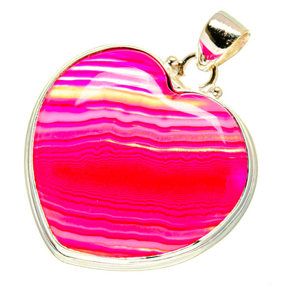 Pink Botswana Agate Pendants handcrafted by Ana Silver Co - PD760189