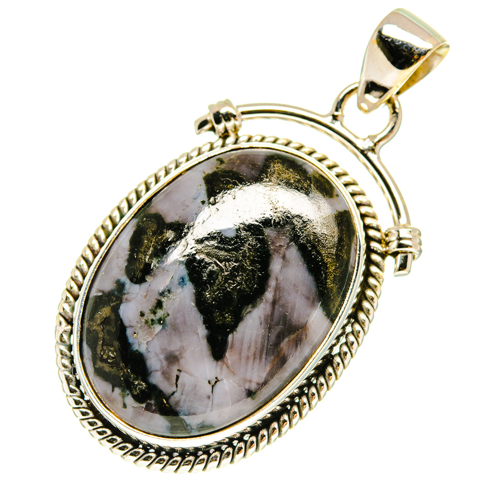 Gabbro Stone Pendants handcrafted by Ana Silver Co - PD760195