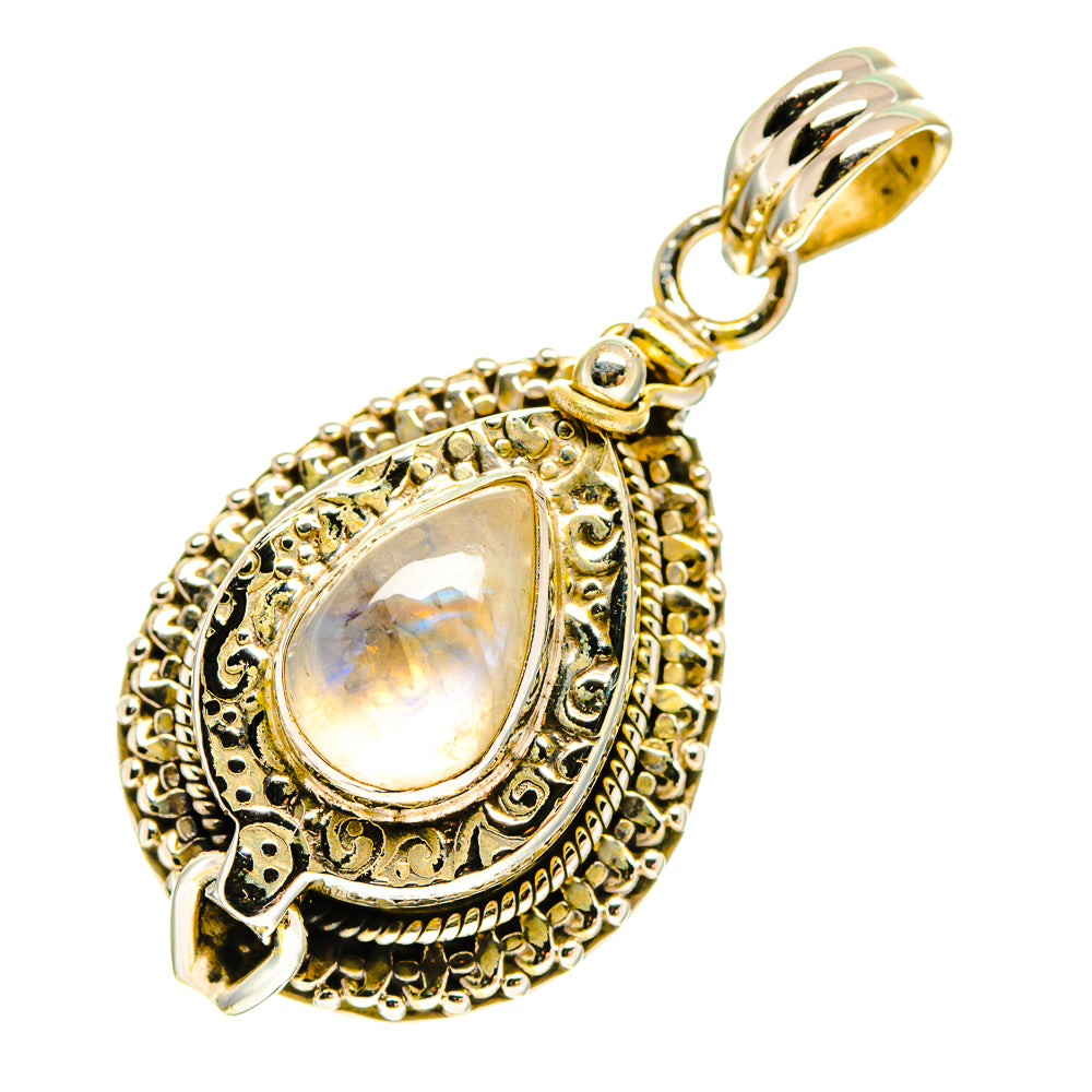 Rainbow Moonstone Pendants handcrafted by Ana Silver Co - PD760196