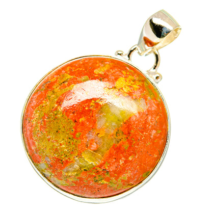 Unakite Pendants handcrafted by Ana Silver Co - PD760198