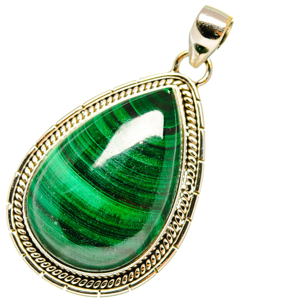 Malachite Pendants handcrafted by Ana Silver Co - PD7602