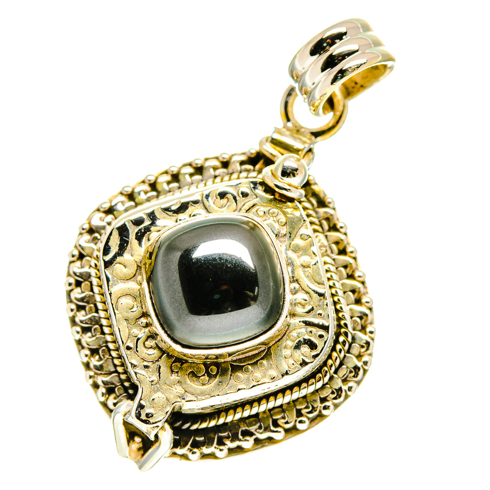 Hematite Pendants handcrafted by Ana Silver Co - PD760201