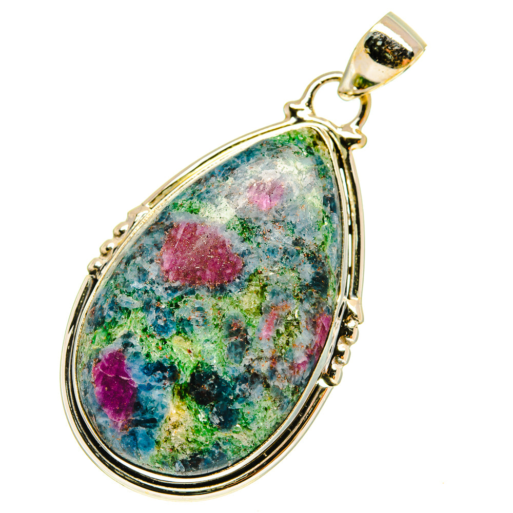 Ruby Fuchsite Pendants handcrafted by Ana Silver Co - PD760207
