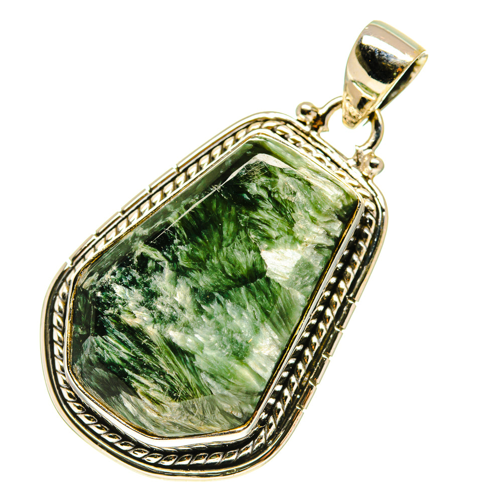 Seraphinite Pendants handcrafted by Ana Silver Co - PD760220