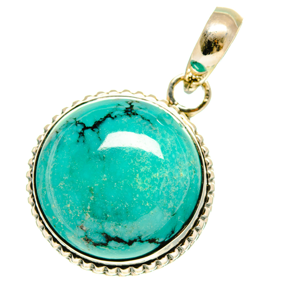 Tibetan Turquoise Pendants handcrafted by Ana Silver Co - PD760234