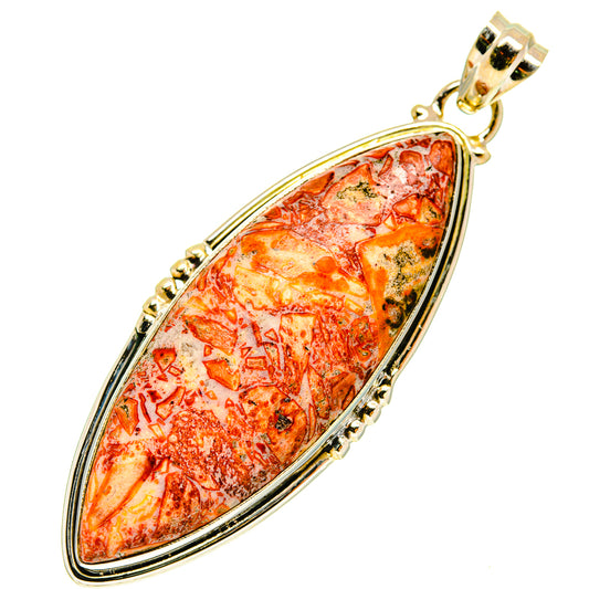 Crazy Lace Agate Pendants handcrafted by Ana Silver Co - PD760237
