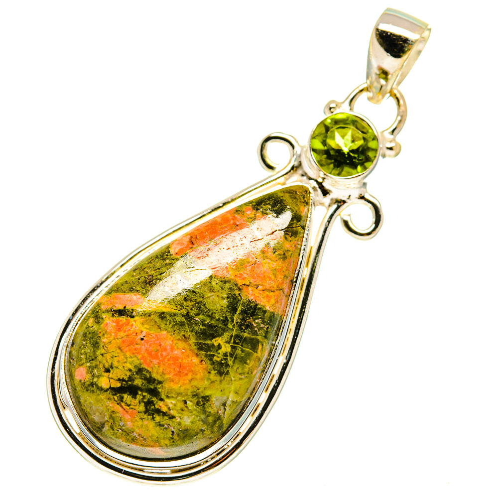 Unakite Pendants handcrafted by Ana Silver Co - PD760238