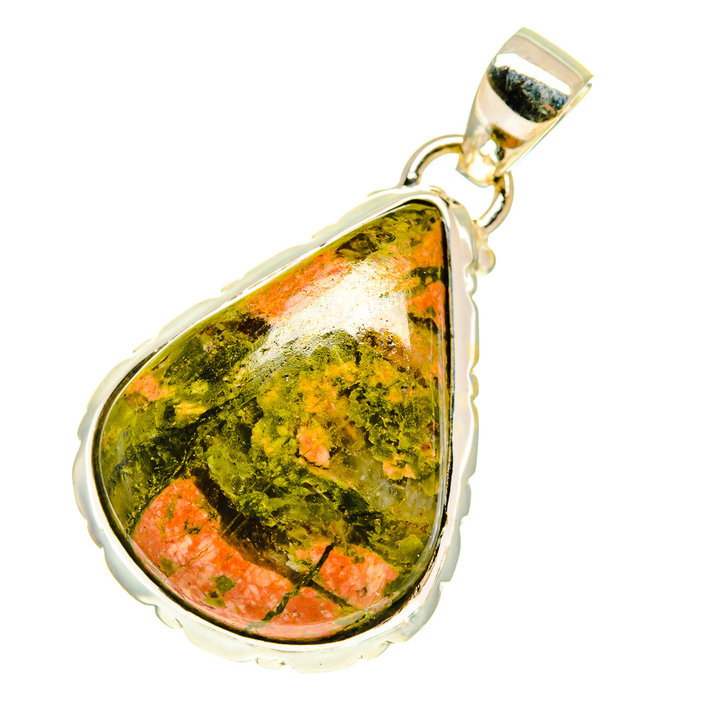 Unakite Pendants handcrafted by Ana Silver Co - PD760239