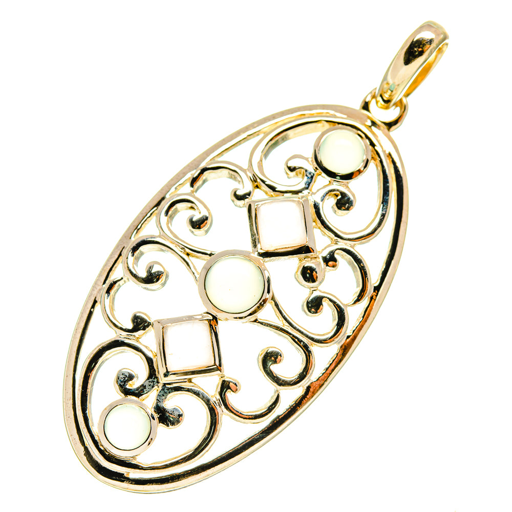 Rainbow Moonstone Pendants handcrafted by Ana Silver Co - PD760243