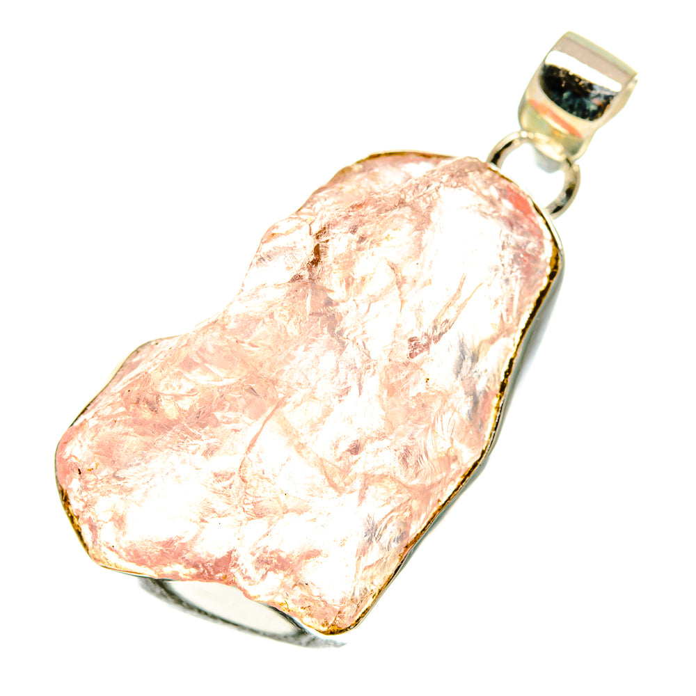 Rose Quartz Pendants handcrafted by Ana Silver Co - PD760250