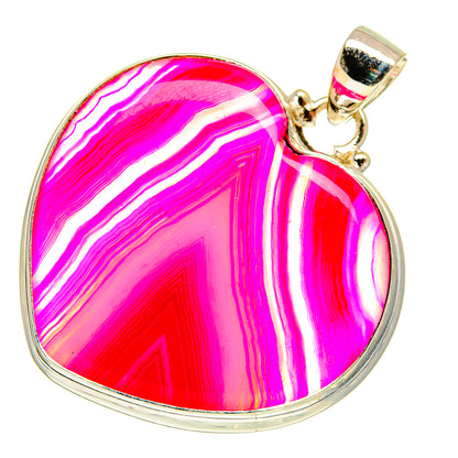 Pink Botswana Agate Pendants handcrafted by Ana Silver Co - PD760252