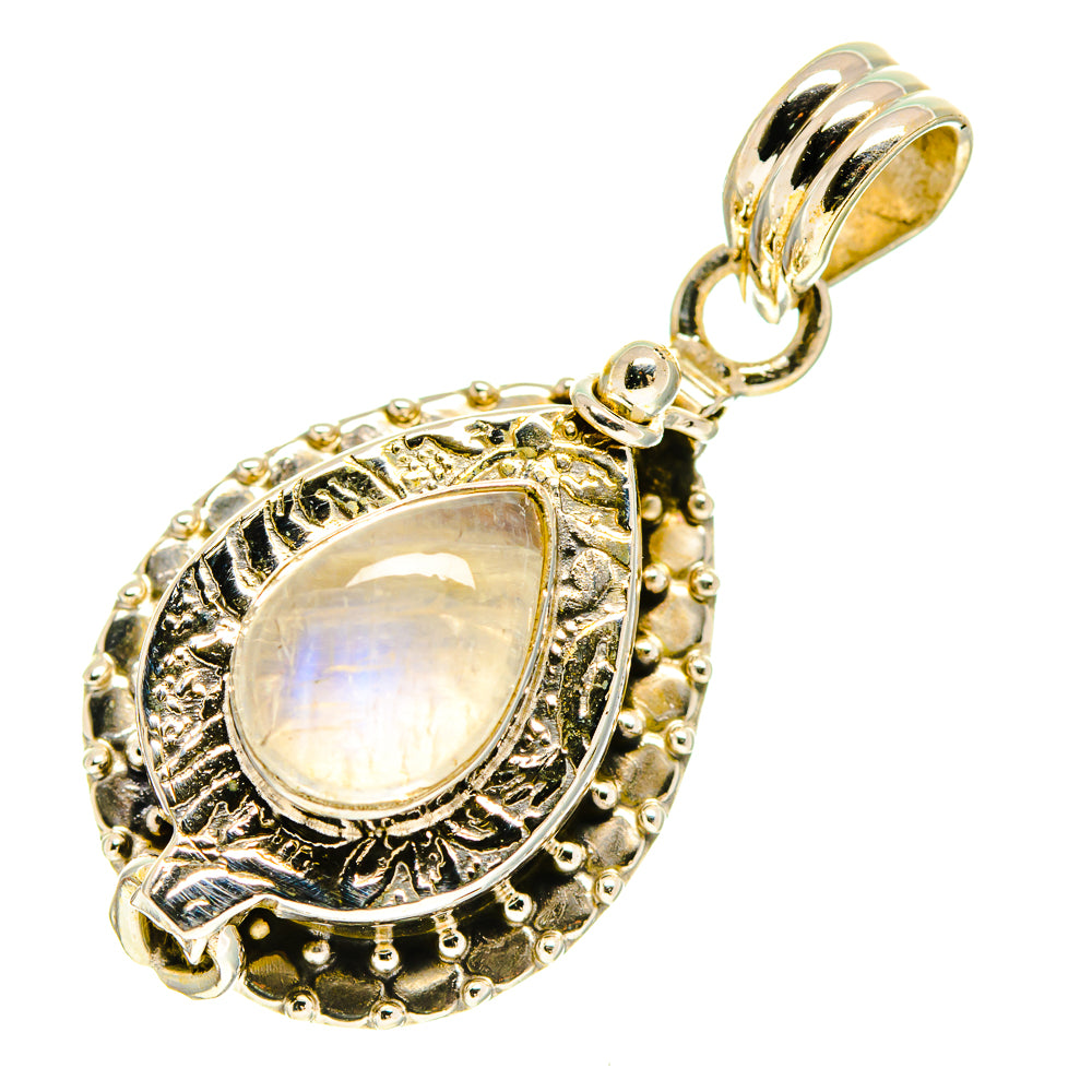 Rainbow Moonstone Pendants handcrafted by Ana Silver Co - PD760256