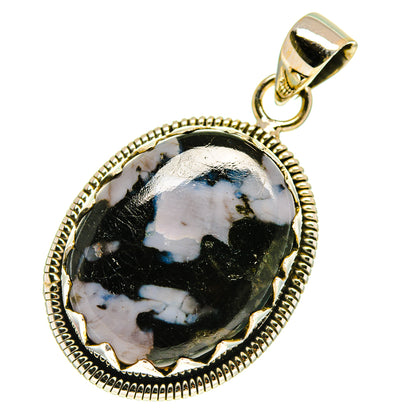 Gabbro Stone Pendants handcrafted by Ana Silver Co - PD760262