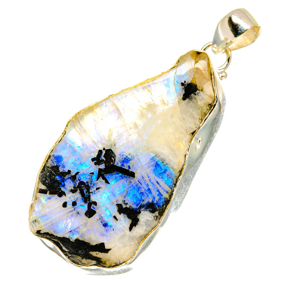 Rainbow Moonstone Pendants handcrafted by Ana Silver Co - PD760271