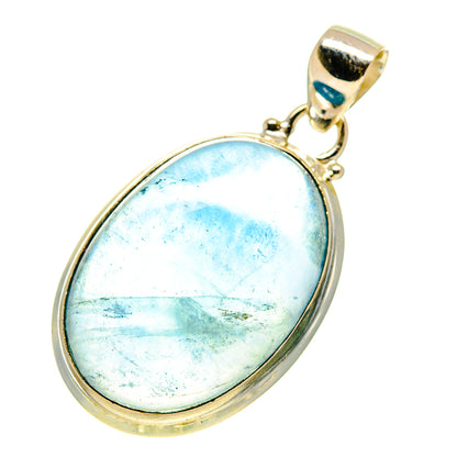 Blue Fluorite Pendants handcrafted by Ana Silver Co - PD760288
