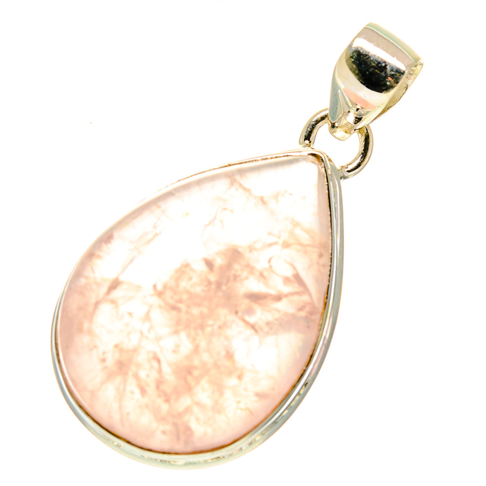 Rose Quartz Pendants handcrafted by Ana Silver Co - PD760293