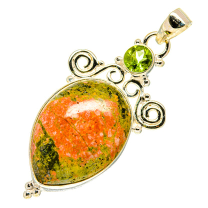 Unakite Pendants handcrafted by Ana Silver Co - PD760297