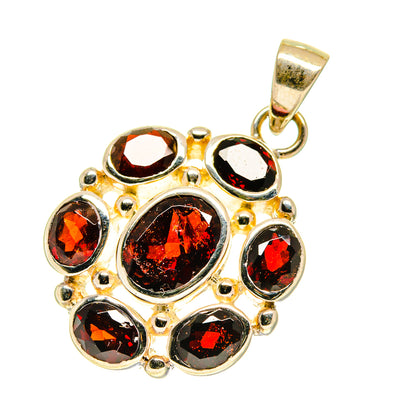 Garnet Pendants handcrafted by Ana Silver Co - PD760304