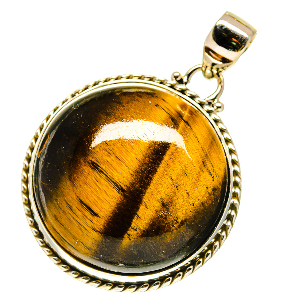 Tiger Eye Pendants handcrafted by Ana Silver Co - PD760306